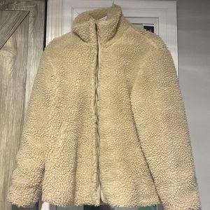 AREOPOSTALE zip up Sherpa sweater